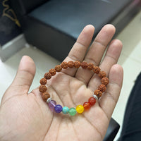 7 Chakra Rudraksha Bracelet