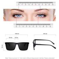 Polarized Retro Square Sunglasses