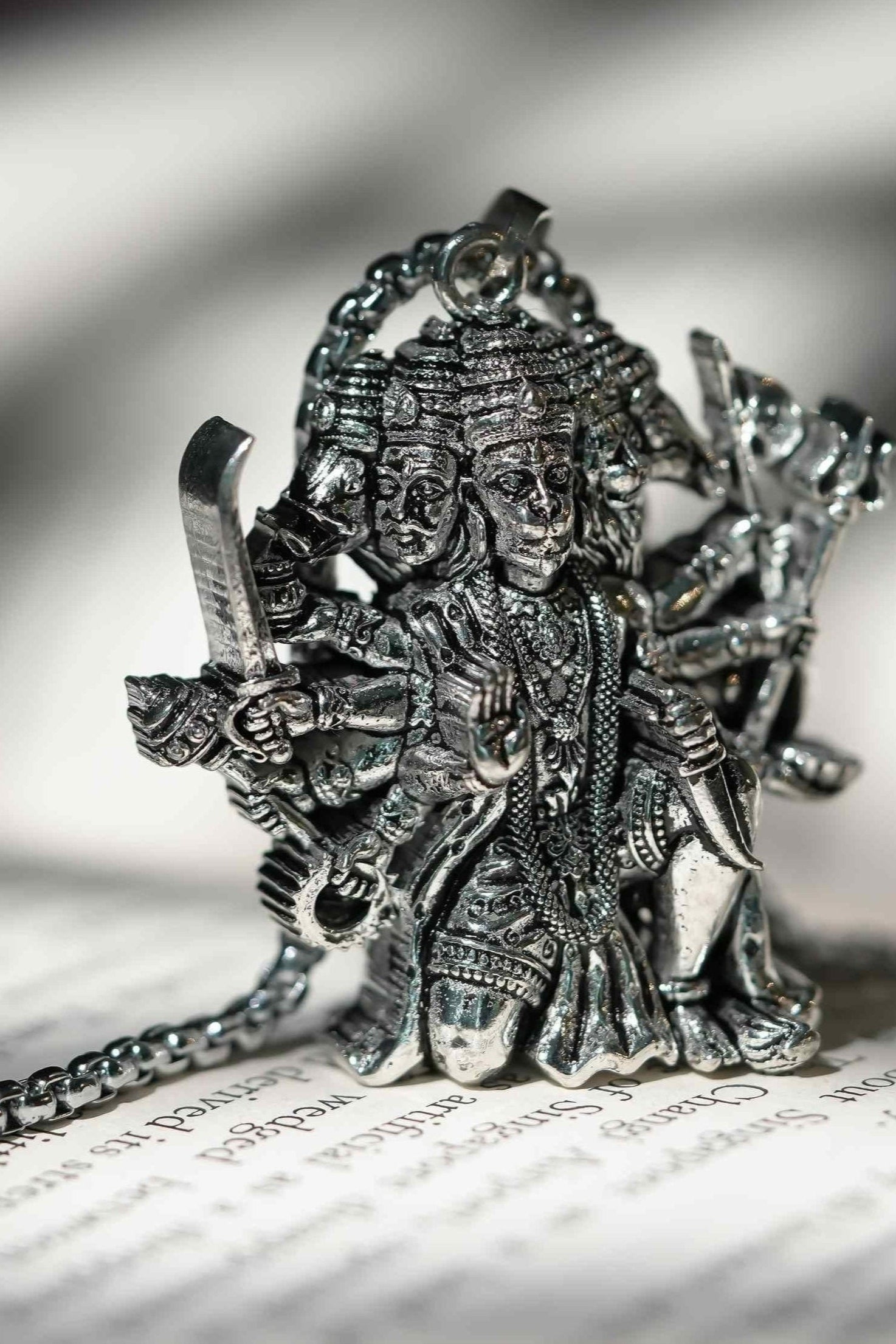 Panchamukhi Hanuman Pendant With Chain